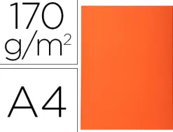 Chemise exacompta forever carte semi rigide recyclée 240x320mm 180g coloris orange lot 100 unités