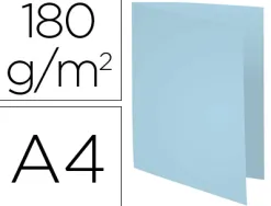 Chemise exacompta forever carte semi rigide recyclée 240x320mm 180g coloris bleu clair lot 100 unités