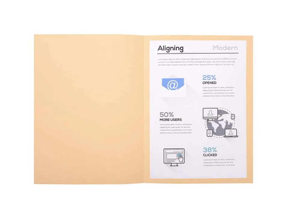 Chemise exacompta forever carte recyclée 220g a4 24x32cm coloris bulle paquet 100 unités