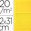 Chemise exacompta forever carte recyclée 120g 22x31cm fenêtre coloris jaune paquet 25 unités