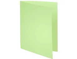 Chemise exacompta forever carte recyclée 220g a4 24x32cm coloris vert pré paquet 100 unités