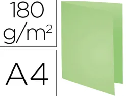 Chemise exacompta forever carte semi rigide recyclée 240x320mm 180g coloris vert lot 100 unités