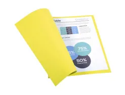 Chemise exacompta forever carte recyclée 220g a4 24x32cm coloris jaune paquet 100 unités