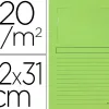 Chemise exacompta forever carte recyclée 120g 22x31cm fenêtre coloris vert pré paquet 25 unités