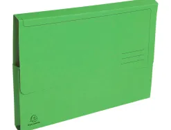 Chemise exacompta forever carte recyclée pochette 240x320mm 290g coloris vert lot 50 unités