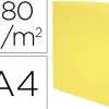 Chemise exacompta forever carte semi rigide recyclée 240x320mm 180g coloris jaune lot 100 unités