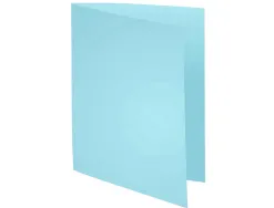 Chemise exacompta forever carte recyclée 220g a4 24x32cm coloris bleu clair paquet 100 unités