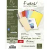 Chemise exacompta forever carte semi rigide recyclée 240x320mm 180g coloris assortis lot 50 unités