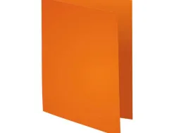 Chemise exacompta forever carte recyclée 220g a4 24x32cm coloris orange paquet 100 unités