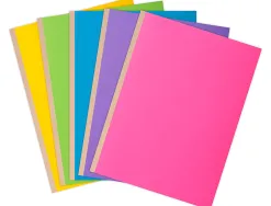 Chemise exacompta rock dos toilé 240x320mm 320g soufflet coloris assortis lot 10 unités