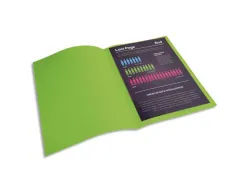 Chemise exacompta rock's carte 210g a4 24x32cm coloris vert empire paquet 100 unités