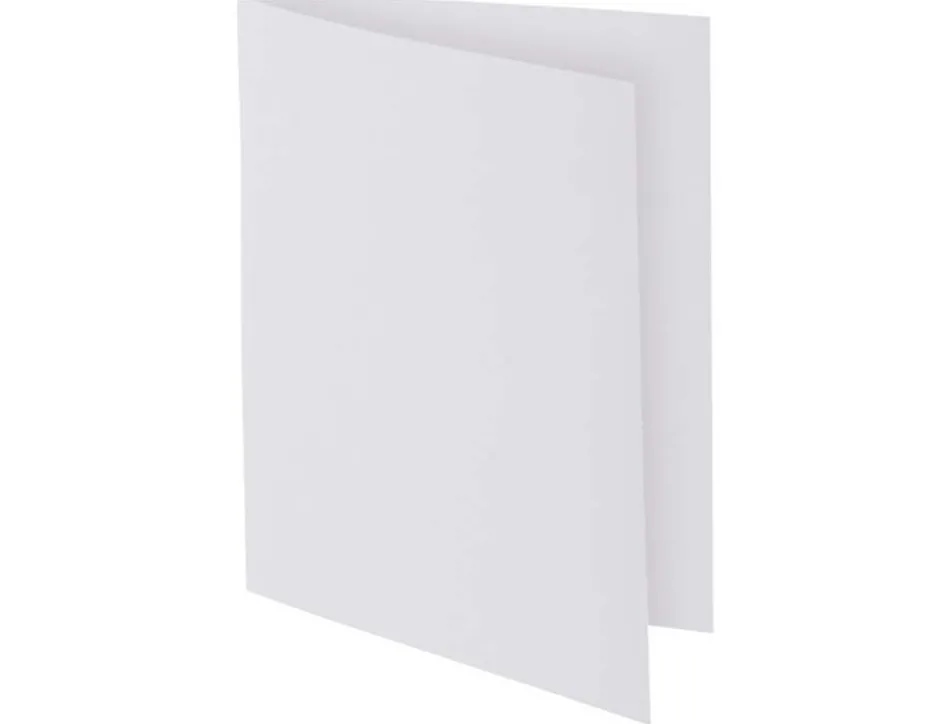 Chemise exacompta rock's 240x320mm 210g coloris blanc pack 100 unités