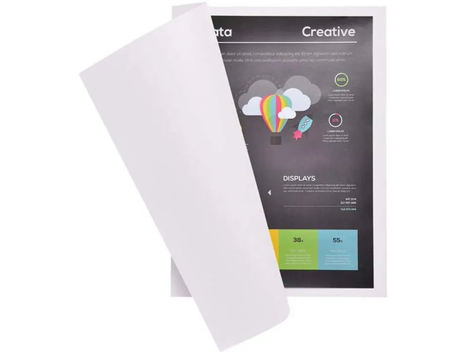 Chemise exacompta rock's 240x320mm 210g coloris blanc pack 100 unités