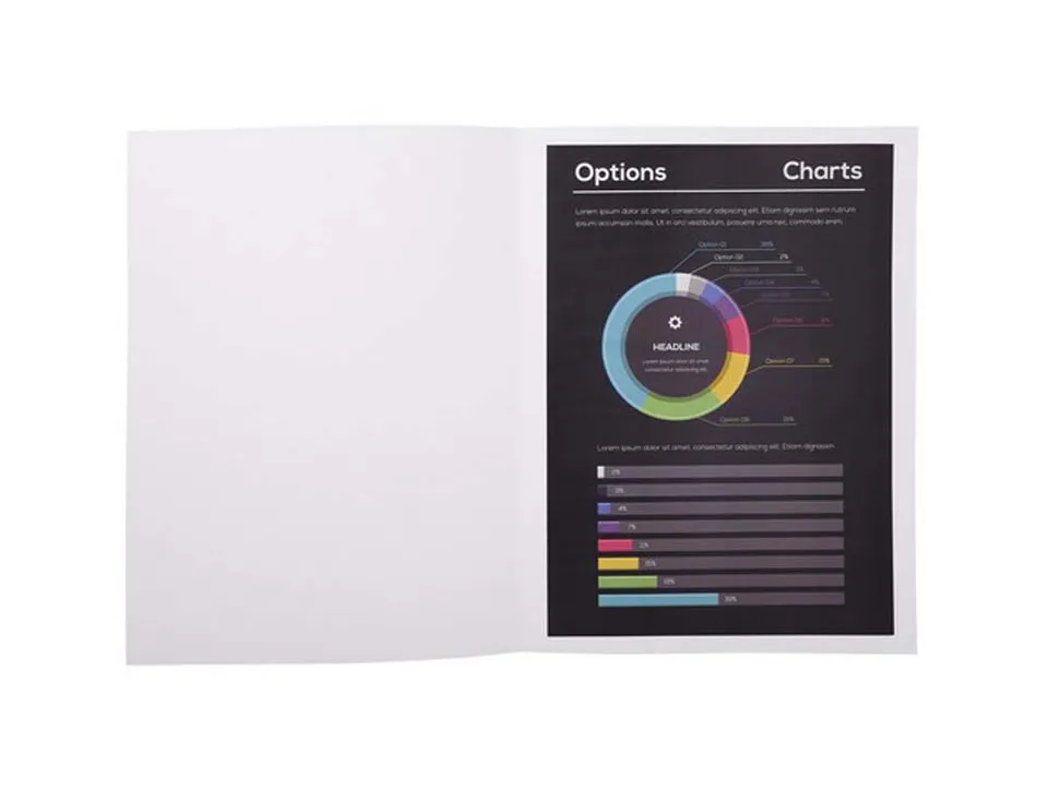 Chemise exacompta rock's 240x320mm 210g coloris blanc pack 100 unités
