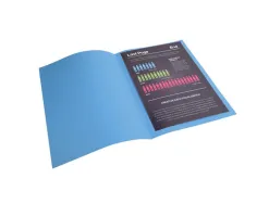 Chemise exacompta rock's 240x320mm 210g coloris bleu pack 100 unités