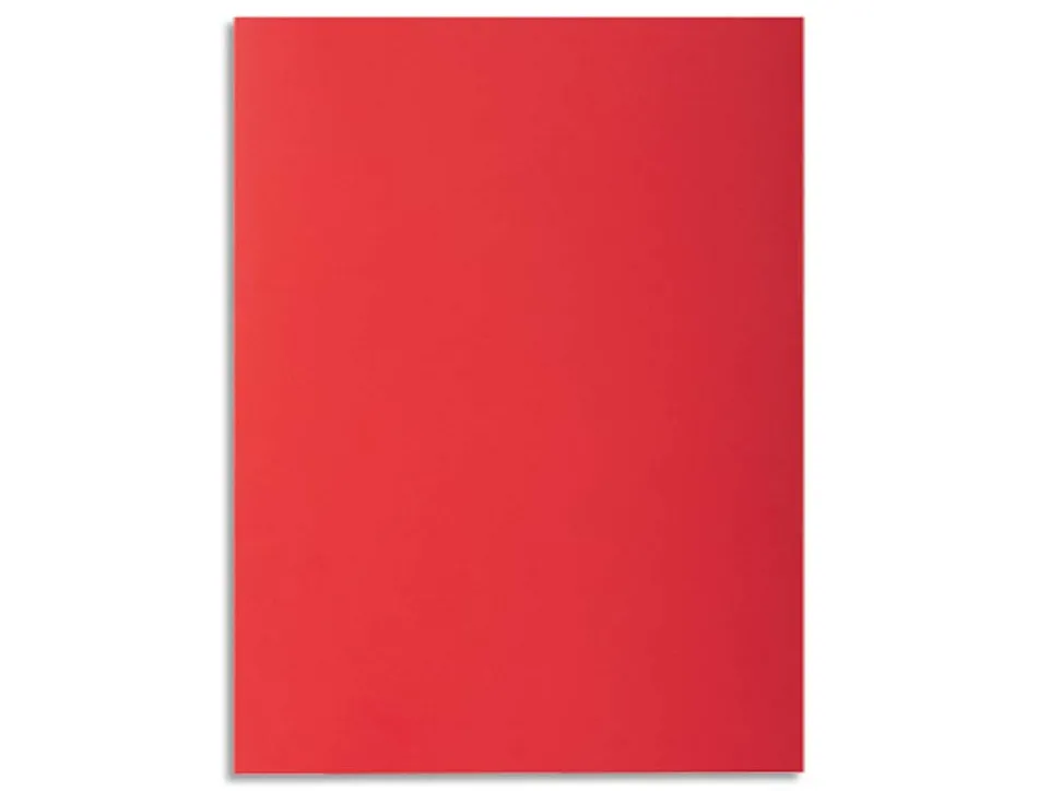 Chemise exacompta rock's 240x320mm 210g coloris rouge pack 100 unités