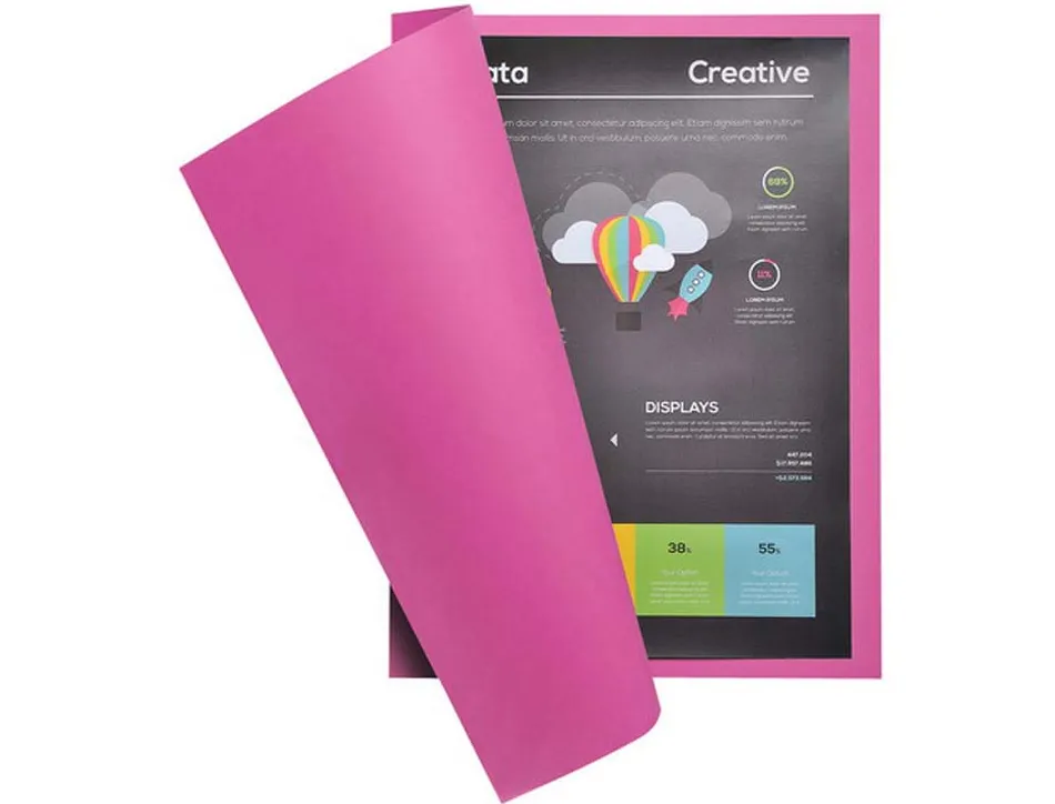 Chemise exacompta rock's 240x320mm 210g coloris rose pack 100 unités