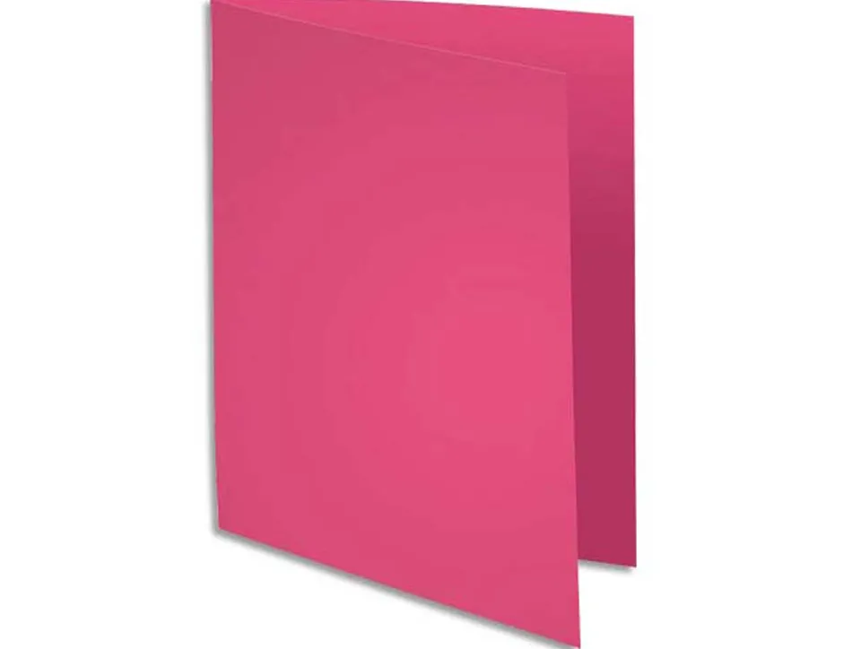 Chemise exacompta rock's 240x320mm 210g coloris rose pack 100 unités