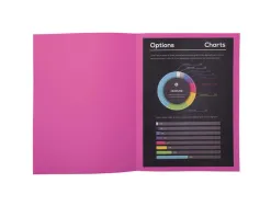 Chemise exacompta rock's 240x320mm 210g coloris rose pack 100 unités