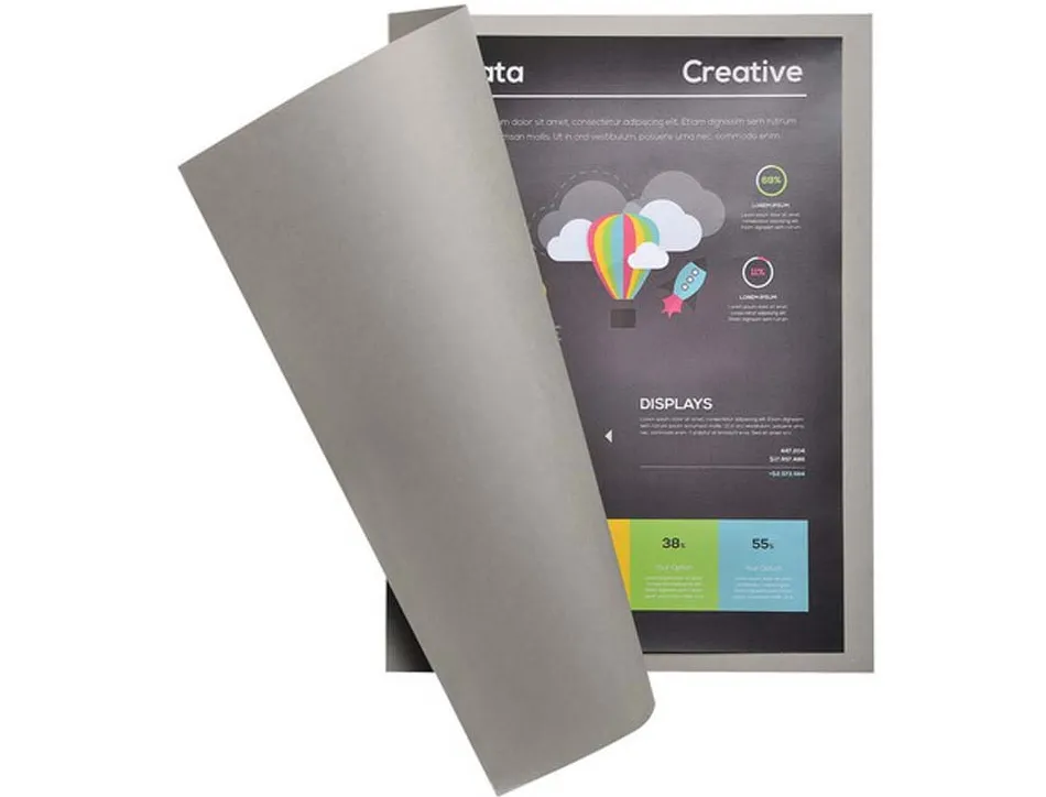 Chemise exacompta rock's 240x320mm 210g coloris gris pack 100 unités