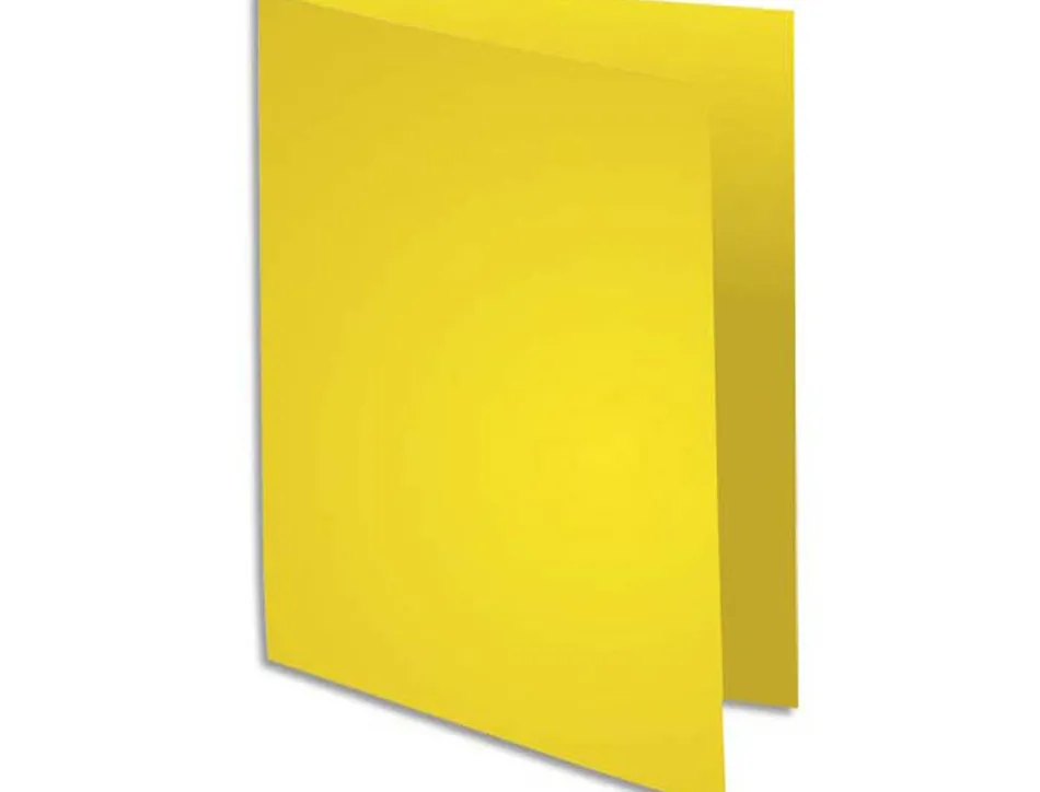 Chemise exacompta rock's 240x320mm 210g coloris citron pack 100 unités