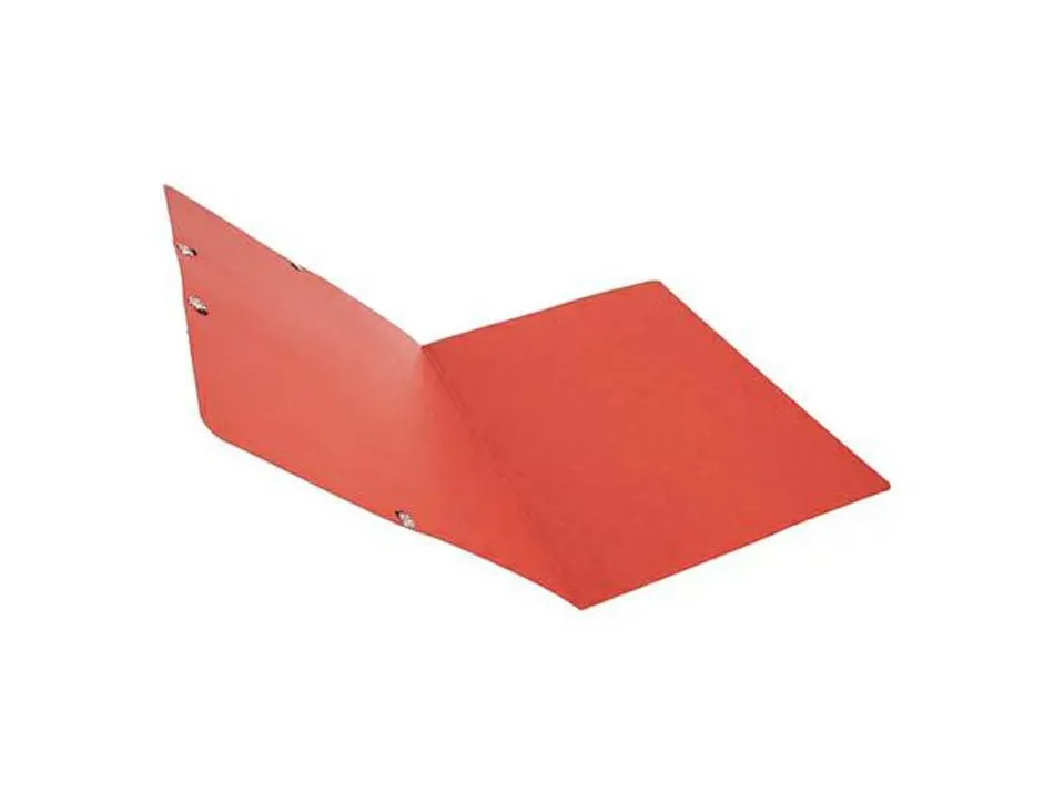 Chemise exacompta sans rabat carte lustrée 4,5/10e format a4 élastique étiquette dos coloris rouge