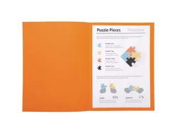Chemise exacompta super carte 240x320mm 210g coloris orange pack 100 unités