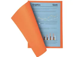 Chemise exacompta super carte 240x320mm 210g coloris orange pack 100 unités