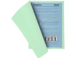 Chemise exacompta super carte 240x320mm 210g coloris vert clair pack 100 unités