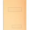 Chemise exacompta super carte semi rigide 240x320mm 210g imprimée 2 rabats coloris bulle lot 50 unités