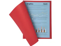 Chemise exacompta super carte 240x320mm 210g coloris rouge pack 100 unités