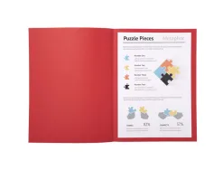 Chemise exacompta super carte 240x320mm 210g coloris rouge pack 100 unités