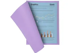 Chemise exacompta super carte 240x320mm 210g coloris lilas pack 100 unités