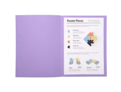 Chemise exacompta super carte 240x320mm 210g coloris lilas pack 100 unités