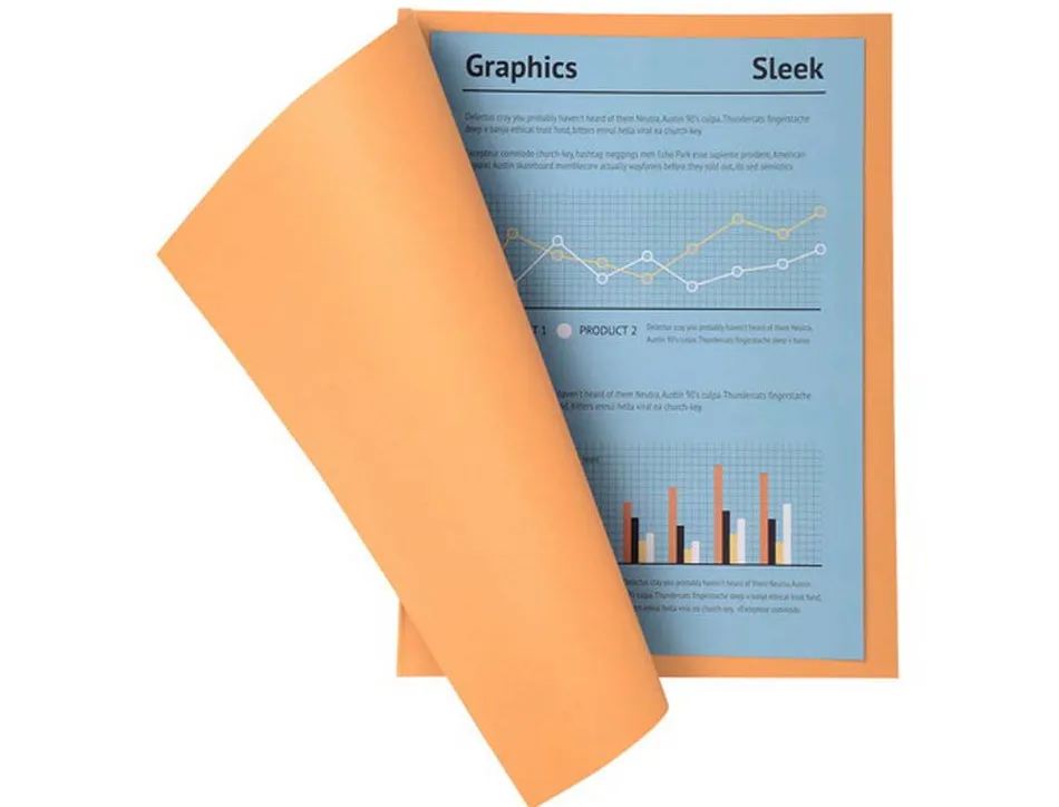 Chemise exacompta super carte 240x320mm 210g coloris pastel pack 100 unités