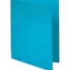Chemise exacompta super carte 240x320mm 210g coloris bleu clair pack 100 unités