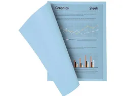 Chemise exacompta super carte 240x320mm 210g coloris bleu clair pack 100 unités
