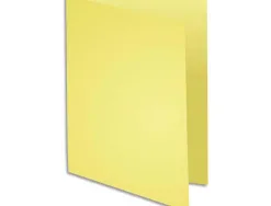 Chemise exacompta super carte 240x320mm 210g coloris jaune pack 100 unités