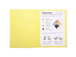 Chemise exacompta super carte 240x320mm 210g coloris jaune pack 100 unités