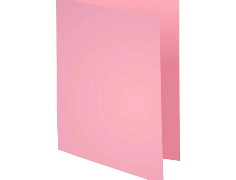 Chemise exacompta super carte 240x320mm 210g coloris rose pack 100 unités