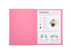 Chemise exacompta super carte 240x320mm 210g coloris rose pack 100 unités