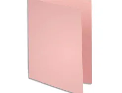 Chemise exacompta super carte 240x320mm 210g coloris rose pack 100 unités