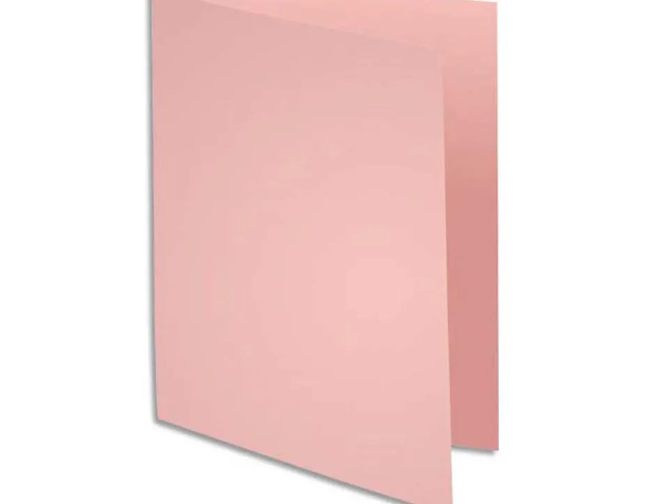 Chemise exacompta super carte 240x320mm 210g coloris rose pack 100 unités