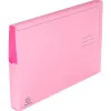 Chemise exacompta super pastel pochette carte neuve rabat 210g coloris rose lot 50 unités