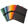 Chemise hamelin toile extensible a4 24x32cm fermeture sangle velcro coloris assortis lot 10 units