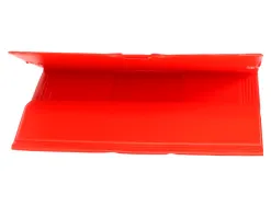 Chemise liderpapel carton rembordé dos flexible a4+ 320x240mm 3 rabats élastique coloris rouge
