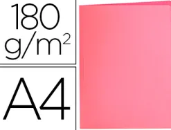 Chemise liderpapel papier cartonne 180g/m2 310x230mm document a4 coloris rose pastel