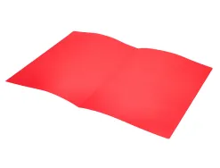 Chemise liderpapel papier cartonne 180g 310x230mm document a4 210x297mm coloris pastel rouge intense