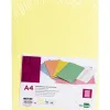Chemise liderpapel papier cartonne 180g/m2 310x230mm document a4 coloris jaune pastel