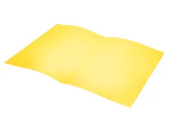 Chemise liderpapel papier cartonne 180g 310x230mm document a4 210x297mm coloris pastel jaune intense
